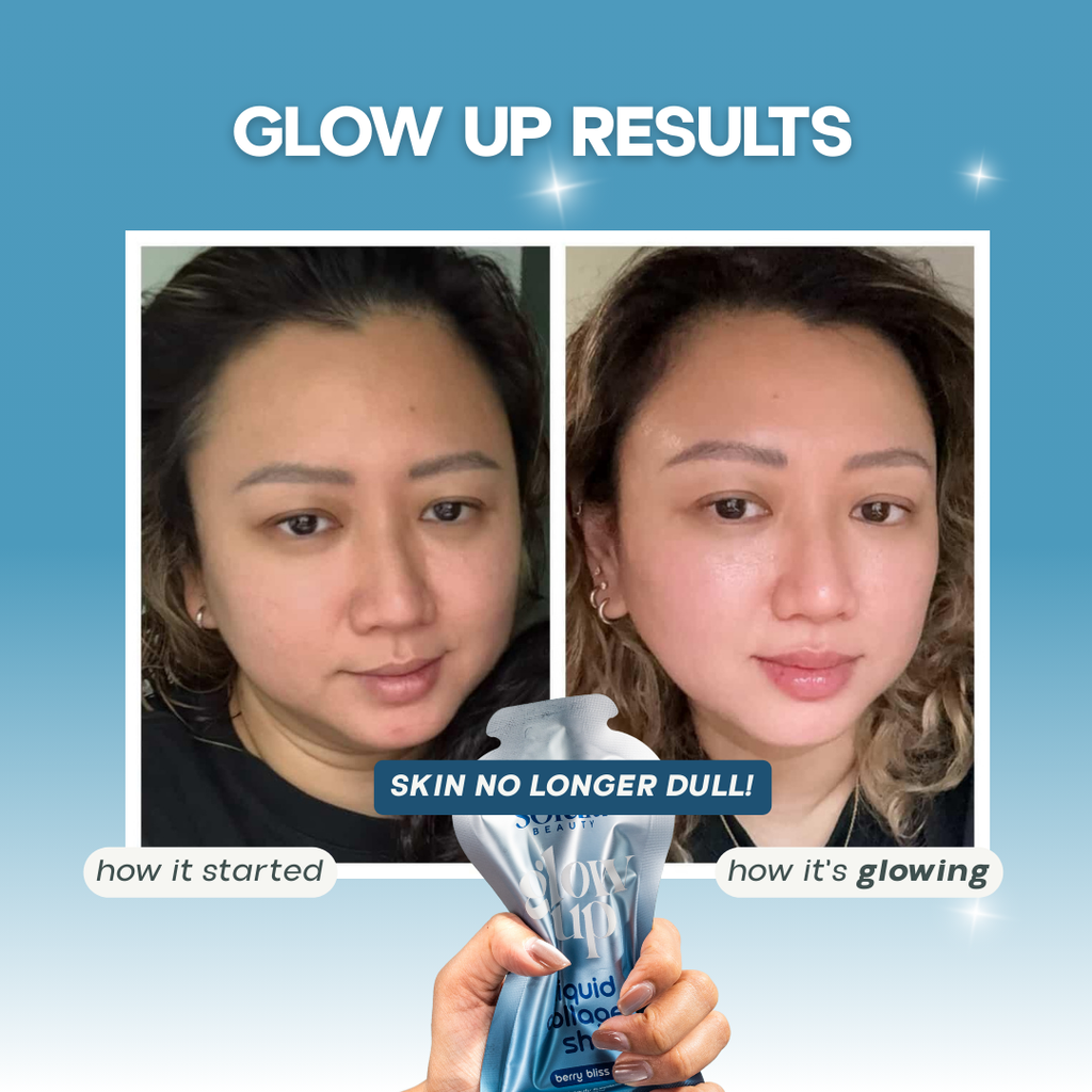 Solulu Glow Up Liquid Collagen Shot + Oral Sunblock